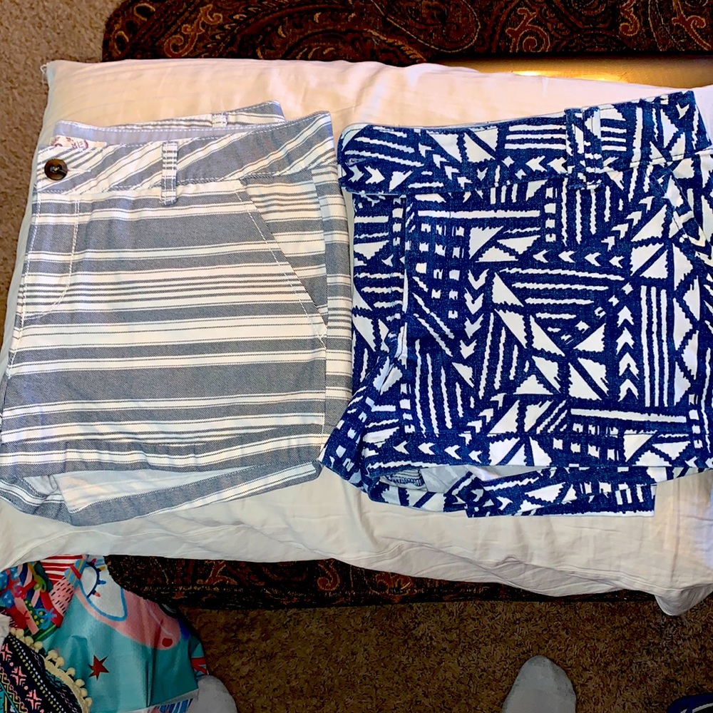 Barely if ever worn set of 2 shorts
